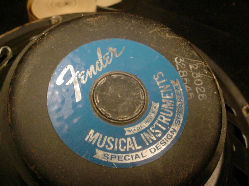 fender blue label speaker 12